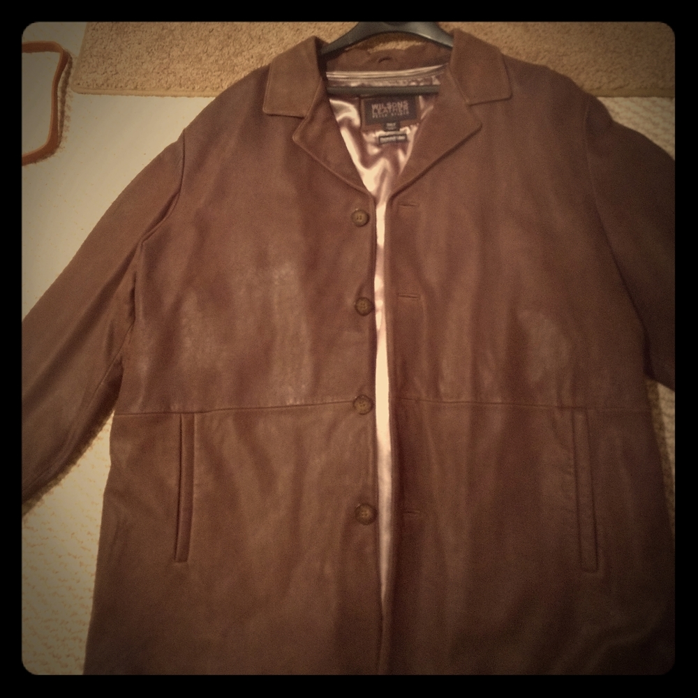 Men's leather jacket